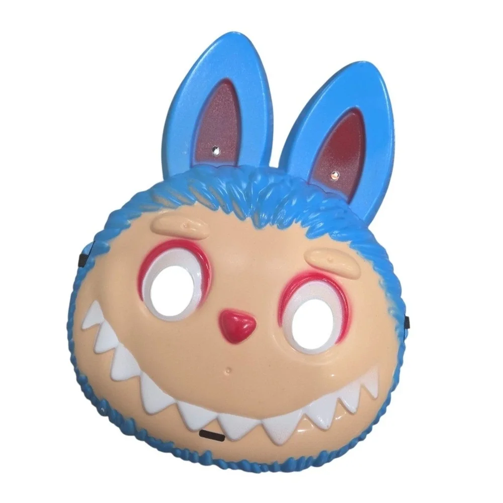 La Boo Boo Halloween Costume Light Up LED Halloween Mask Cosplay Kids Blue - NEW